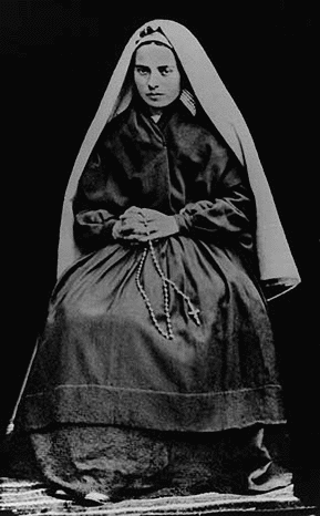 Saint Bernadette at 19 years