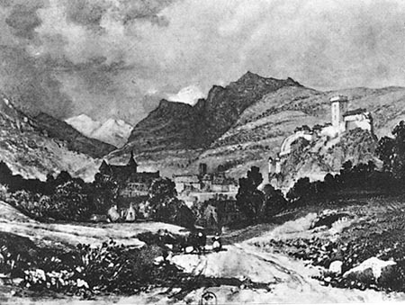 Lourdes at the time of the Apparitions